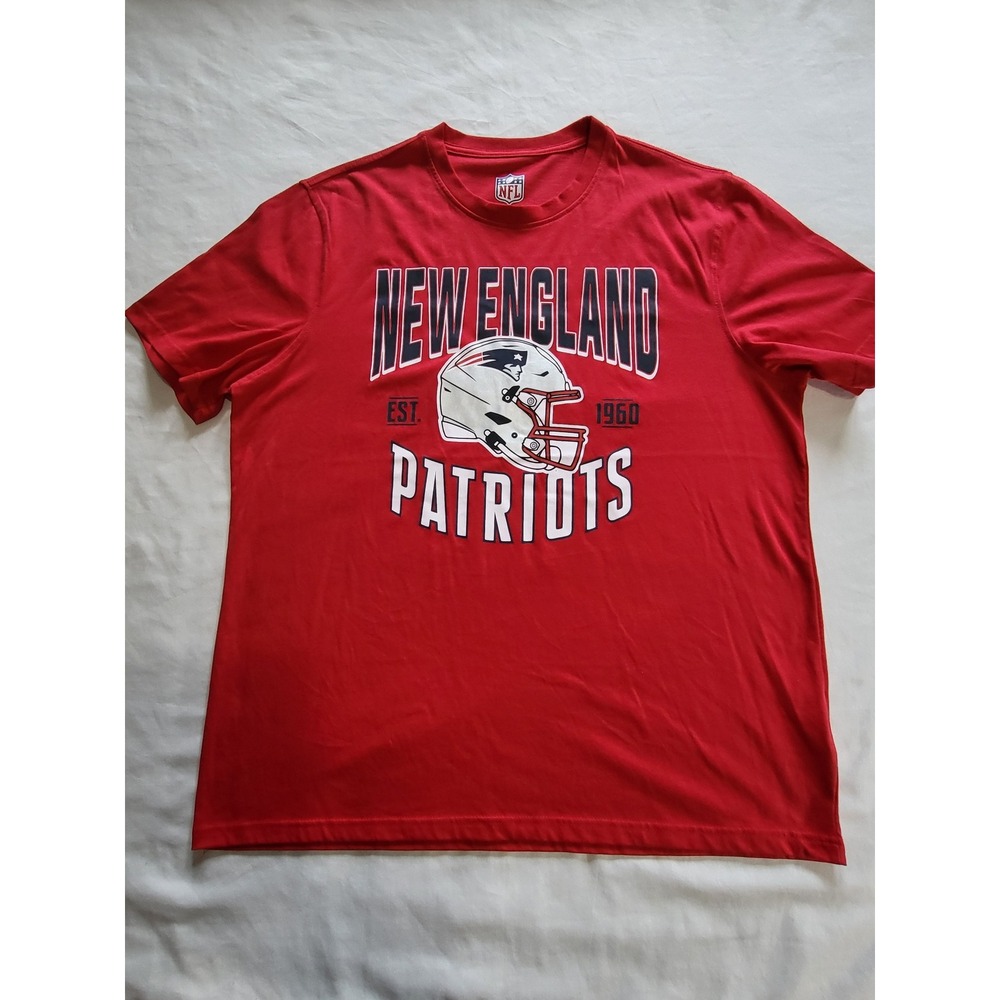 NFL New England Patriots Red Graphic T-Shirt G-III Apparel Group Men XL
